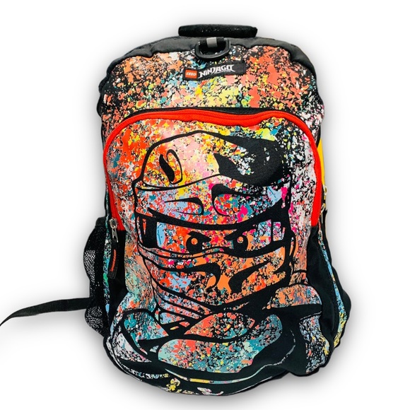 Lego • Ninjago Spray Paint All-Over Multicolored Grafitti Print - Picture 6 of 6